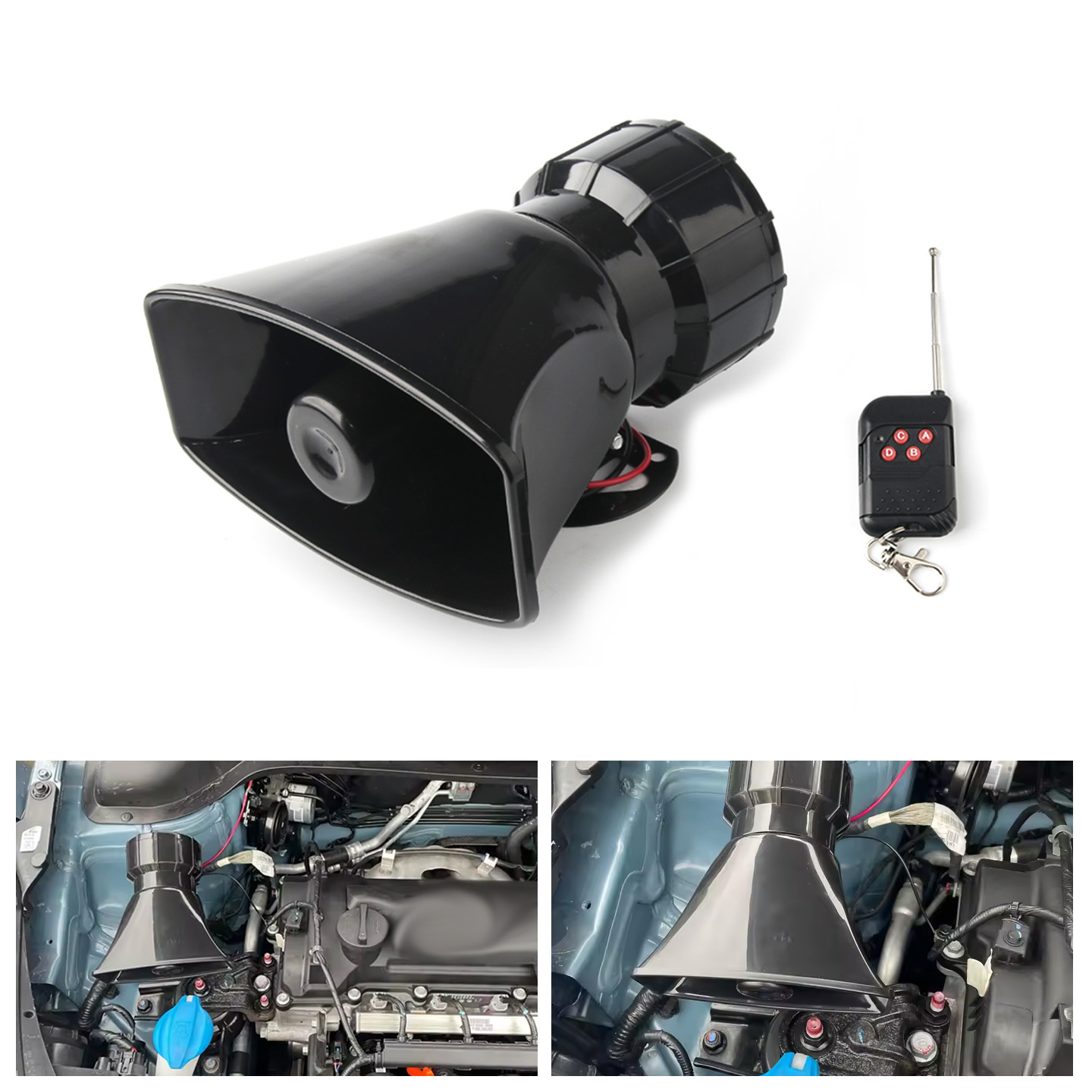 Emergency Whistle Loud - 12V Luidspreker 130dB Draadloze elektronische sirene