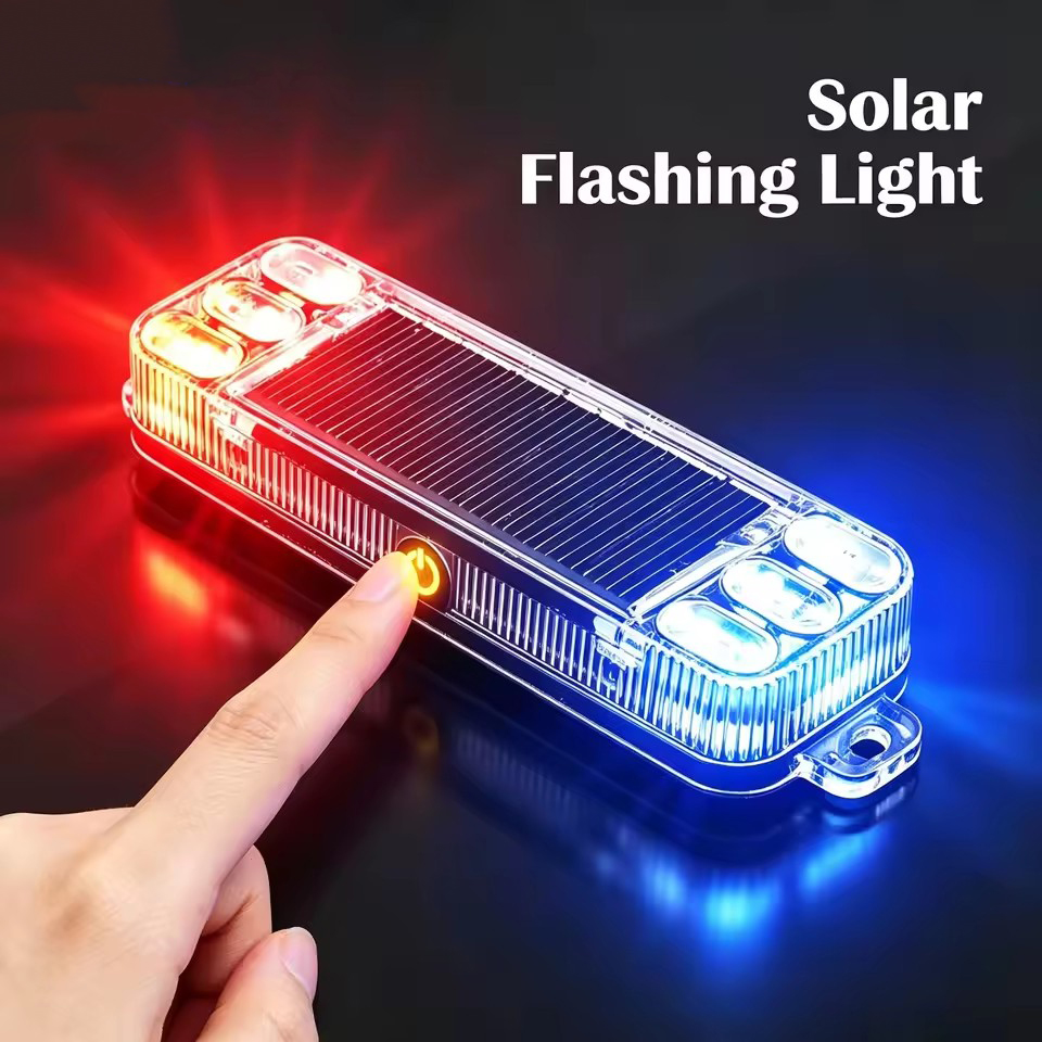 Auto's op zonne-energie, motor - Sos Light Strobe recensie en prijs
