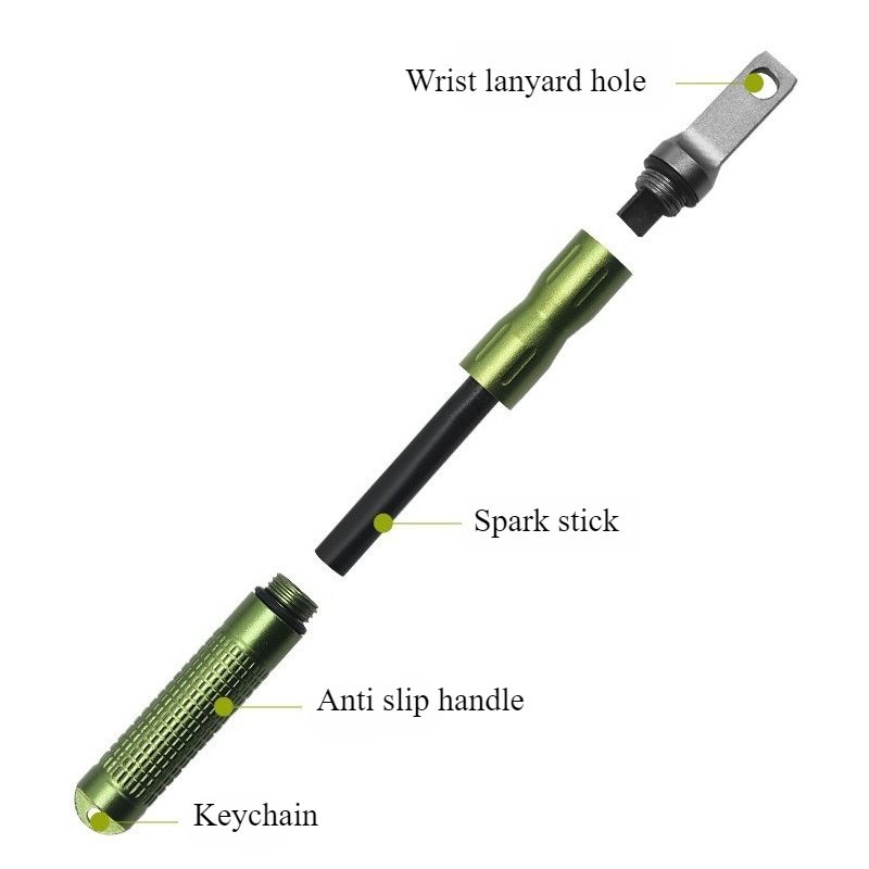 Draagbare waterdichte vuurstee - Fire Starting Kit recensie en prijs
